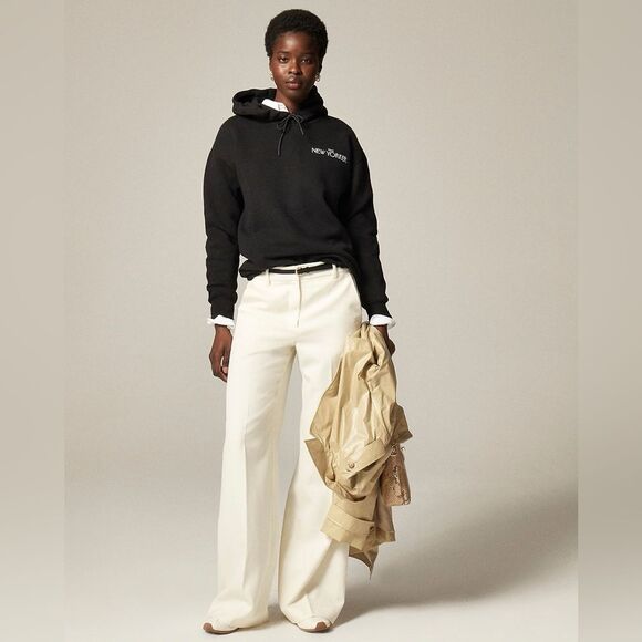 NWT J CREW x The New Yorker Limited-edition relaxed hoodie in heritage fleece - Picture 2 of 7